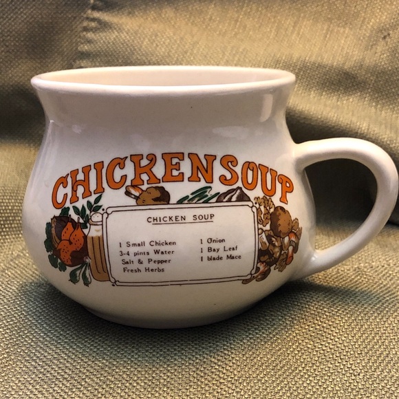 Charming Chicken Soup Recipe Mug - Picture 1 of 4